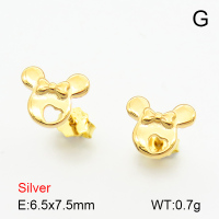 925 Silver Earrings  JUSE70093bbon-925