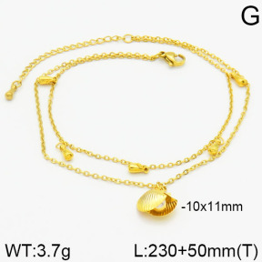 Stainless Steel Anklets  2A9000104vbnl-436