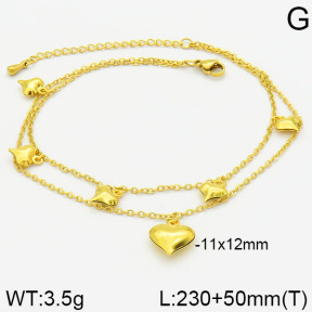 Stainless Steel Anklets  2A9000106vbnl-436