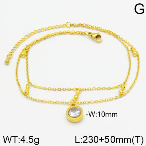 Stainless Steel Anklets  2A9000110vbnl-436