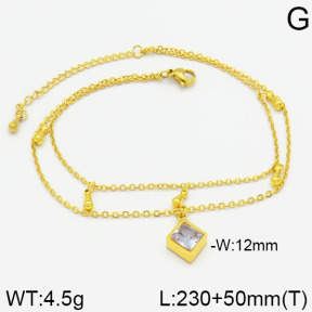 Stainless Steel Anklets  2A9000116vbnl-436
