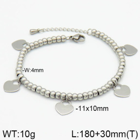 Stainless Steel Bracelet  2B2000331bbov-436