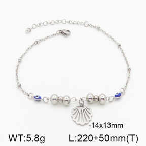 Stainless Steel Anklets  5A9000256vbll-350