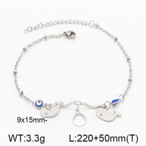 Stainless Steel Anklets  5A9000298vbll-350