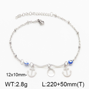 Stainless Steel Anklets  5A9000299vbll-350