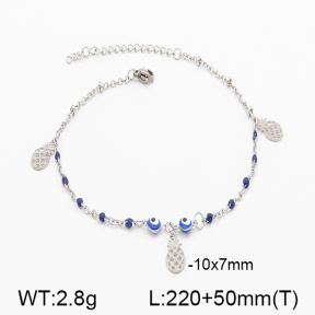 Stainless Steel Anklets  5A9000329vbll-350