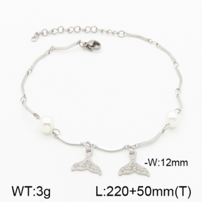 Stainless Steel Anklets  5A9000332vbll-350