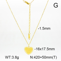 Handmade Polished,with Daddy's Little Girl  Heart-Shaped  Stainless Steel Necklace  7N2000195abol-066