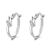 925 Silver Earrings  Kink  WT:2.52g  E:16*17mm  JE0943bibp-Y06  A-50-02