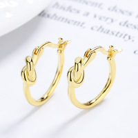 925 Silver Earrings  Kink  WT:2.52g  E:16*17mm  JE0944bibp-Y06  A-50-02