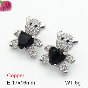 Fashion Copper Earrings  F7E400301bbov-G030