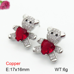 Fashion Copper Earrings  F7E400302bbov-G030