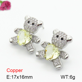 Fashion Copper Earrings  F7E400303bbov-G030