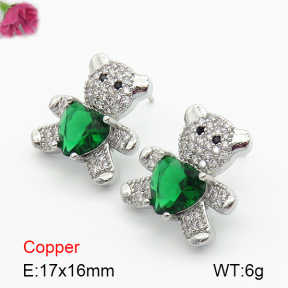 Fashion Copper Earrings  F7E400304bbov-G030