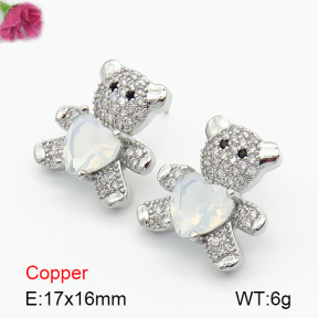 Fashion Copper Earrings  F7E400309bbov-G030
