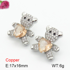 Fashion Copper Earrings  F7E400310bbov-G030