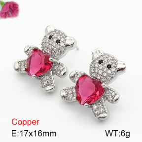 Fashion Copper Earrings  F7E400311bbov-G030