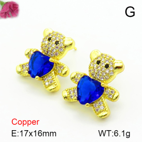 Fashion Copper Earrings  F7E400313bbov-G030
