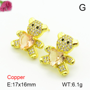 Fashion Copper Earrings  F7E400316bbov-G030