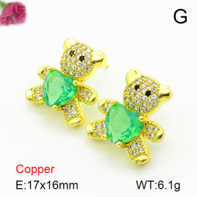Fashion Copper Earrings  F7E400317bbov-G030