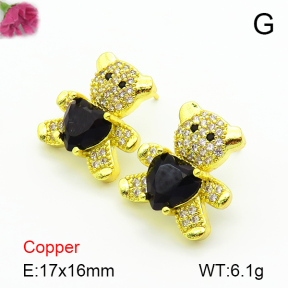 Fashion Copper Earrings  F7E400319bbov-G030