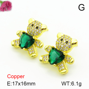 Fashion Copper Earrings  F7E400323bbov-G030
