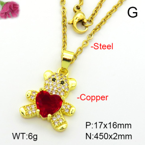 Fashion Copper Necklace  F7N400862baka-G030
