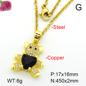 Fashion Copper Necklace  F7N400863baka-G030