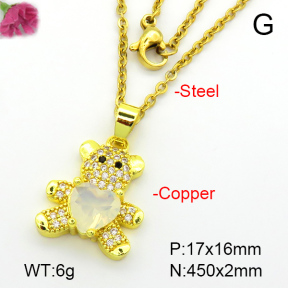 Fashion Copper Necklace  F7N400864baka-G030