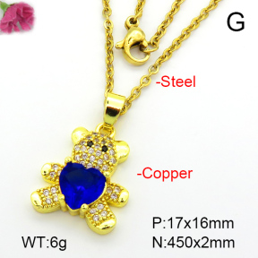Fashion Copper Necklace  F7N400865baka-G030