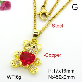 Fashion Copper Necklace  F7N400867baka-G030