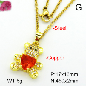 Fashion Copper Necklace  F7N400869baka-G030