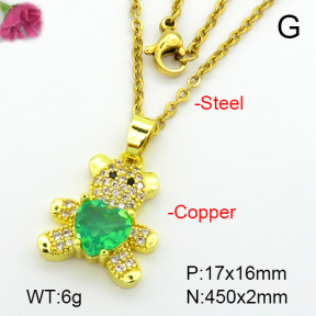 Fashion Copper Necklace  F7N400870baka-G030