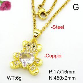 Fashion Copper Necklace  F7N400871baka-G030