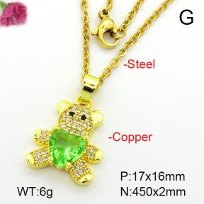 Fashion Copper Necklace  F7N400872baka-G030