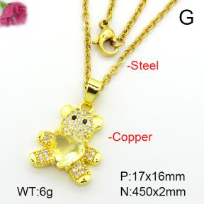 Fashion Copper Necklace  F7N400874baka-G030