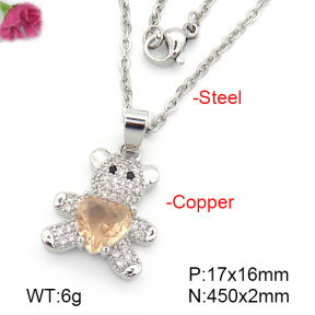 Fashion Copper Necklace  F7N400877baka-G030