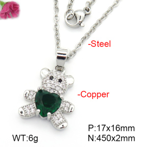 Fashion Copper Necklace  F7N400879baka-G030