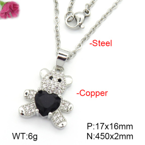 Fashion Copper Necklace  F7N400882baka-G030