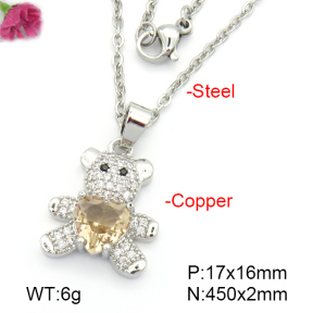 Fashion Copper Necklace  F7N400884baka-G030