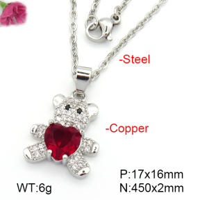 Fashion Copper Necklace  F7N400885baka-G030