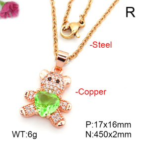 Fashion Copper Necklace  F7N400889baka-G030