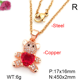 Fashion Copper Necklace  F7N400890baka-G030
