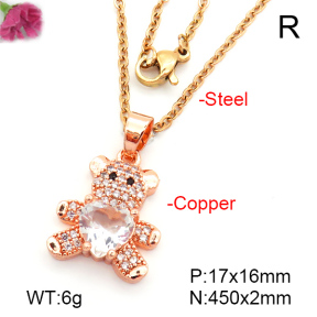 Fashion Copper Necklace  F7N400891baka-G030