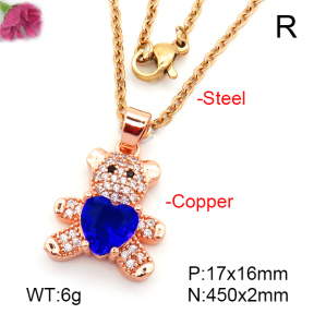 Fashion Copper Necklace  F7N400893baka-G030