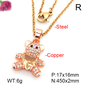Fashion Copper Necklace  F7N400894baka-G030