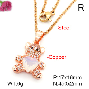 Fashion Copper Necklace  F7N400896baka-G030