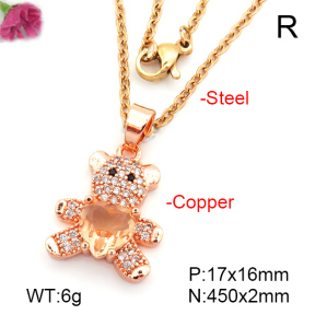 Fashion Copper Necklace  F7N400898baka-G030