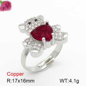Fashion Copper Ring  F7R400390ablb-G030
