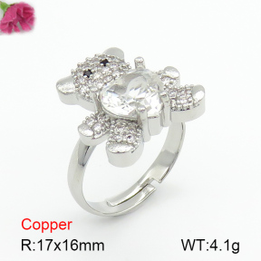 Fashion Copper Ring  F7R400395ablb-G030